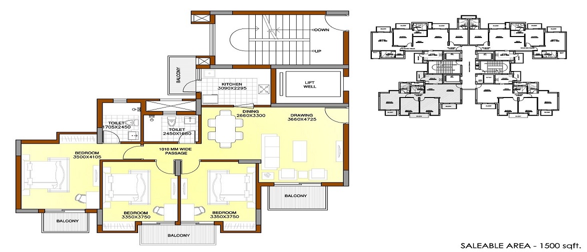ATS Dolce Phase 2 — floor plan 1