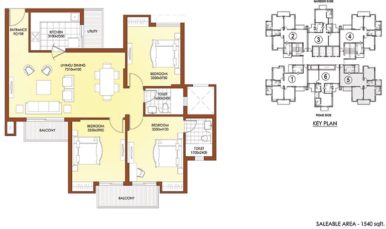 ATS Dolce Phase 2 — floor plan 3