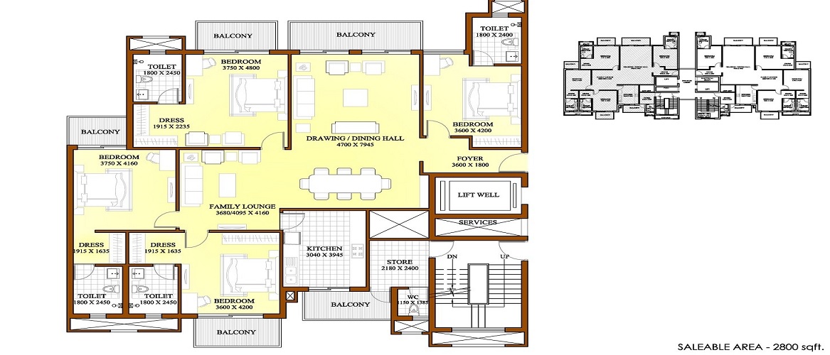ATS Dolce Phase 2 — floor plan 7