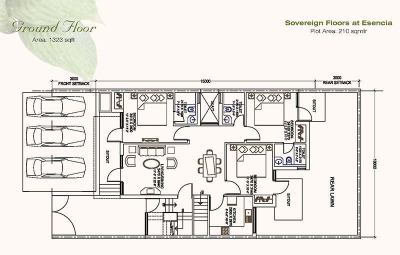 Ansal API Esencia — floor plan 1
