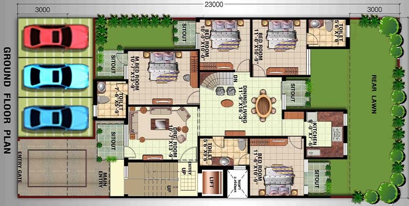 Ansal API Esencia — floor plan 3