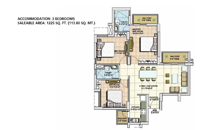 BPTP Spacio — floor plan 2