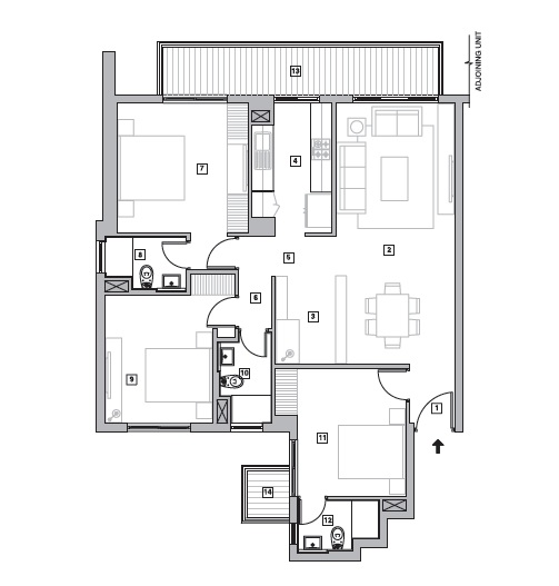 Vatika Turning Point Phase 2 — floor plan 3