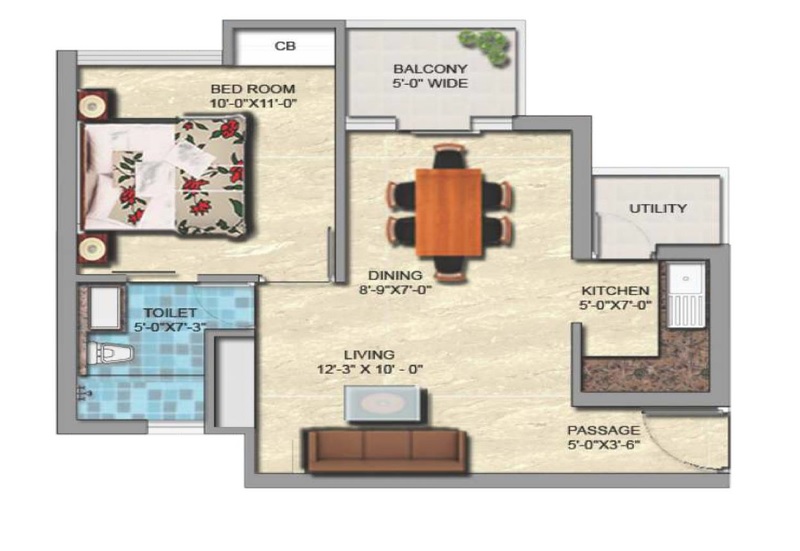 Sikka Kanak Greens — floor plan 1