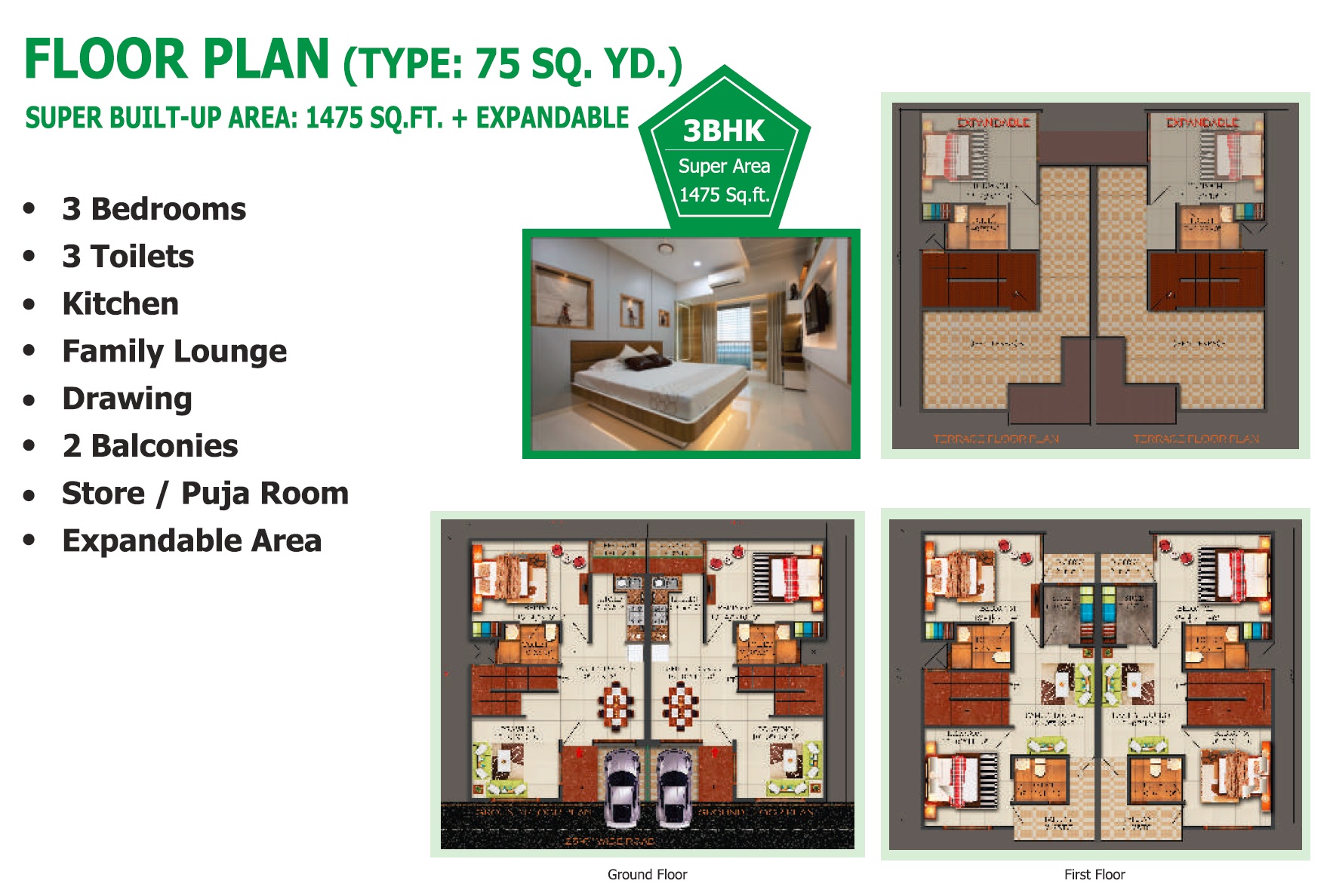Kingson Green Villa Phase 2 — floor plan 1