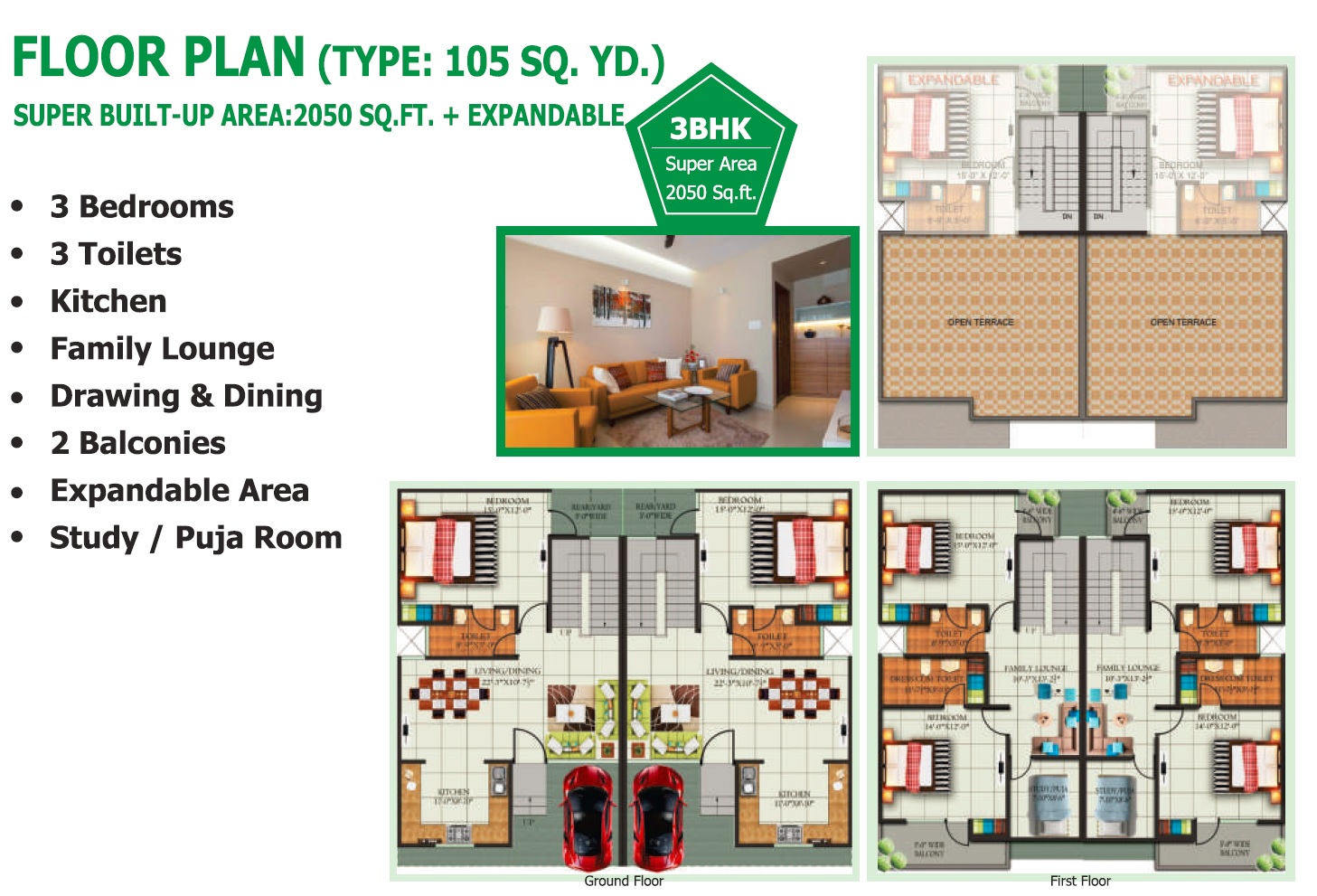 Kingson Green Villa Phase 2 — floor plan 2