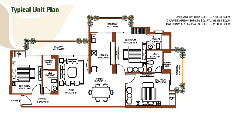 Tulip Leaf — floor plan 1