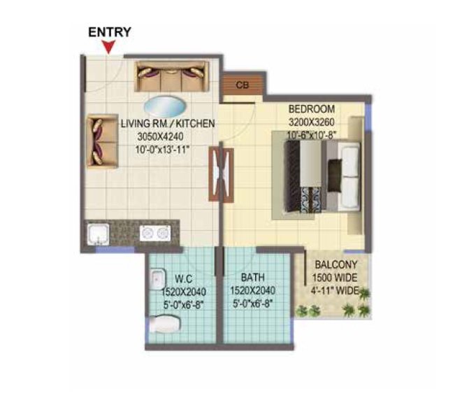 Signature Global Solera 2 — floor plan 1