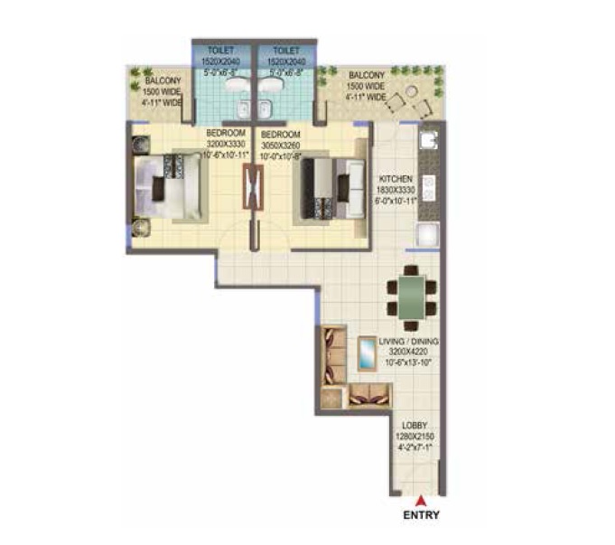 Signature Global Solera 2 — floor plan 2