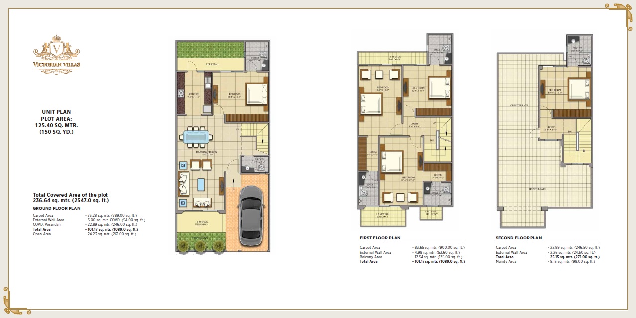 Gaur Yamuna City 6th Park View — floor plan 2
