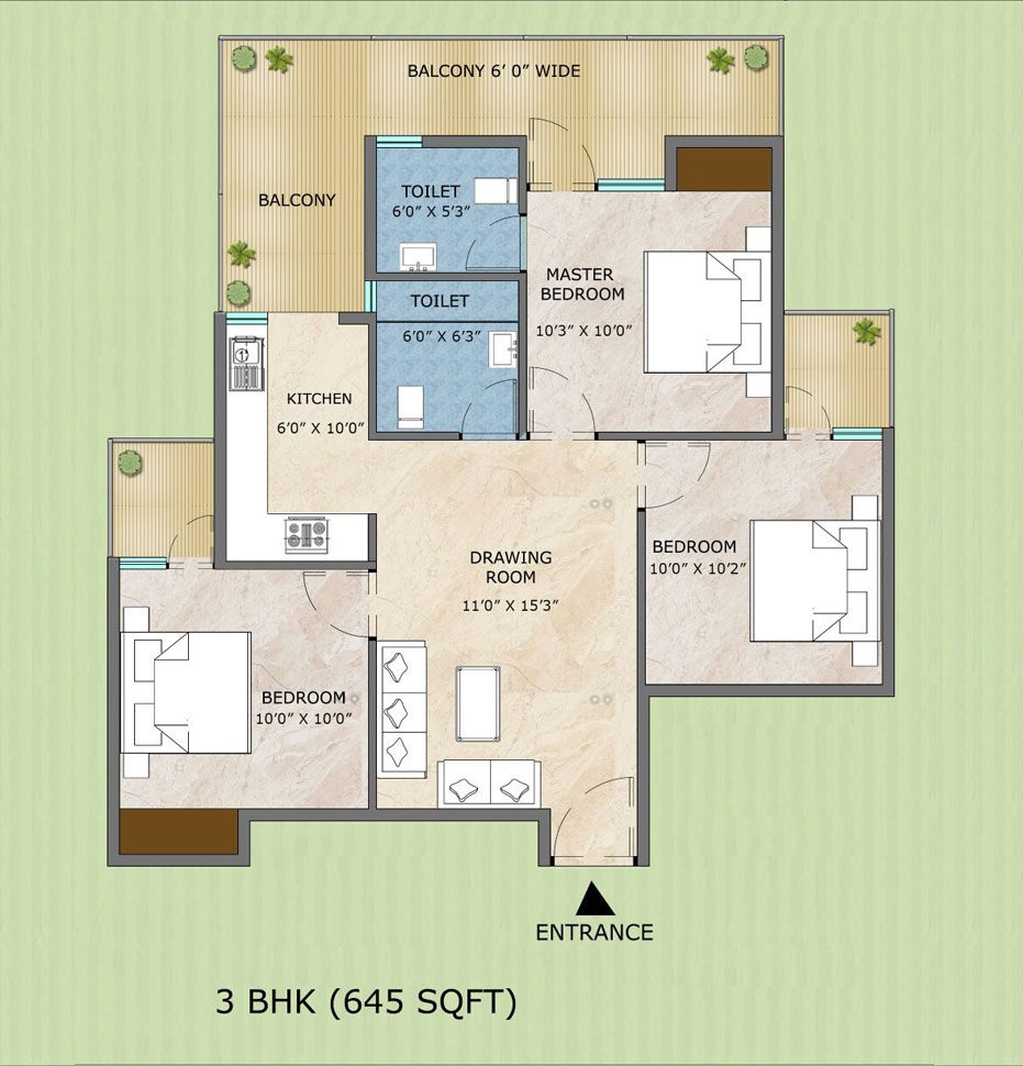 Adore Samriddhi — floor plan 2