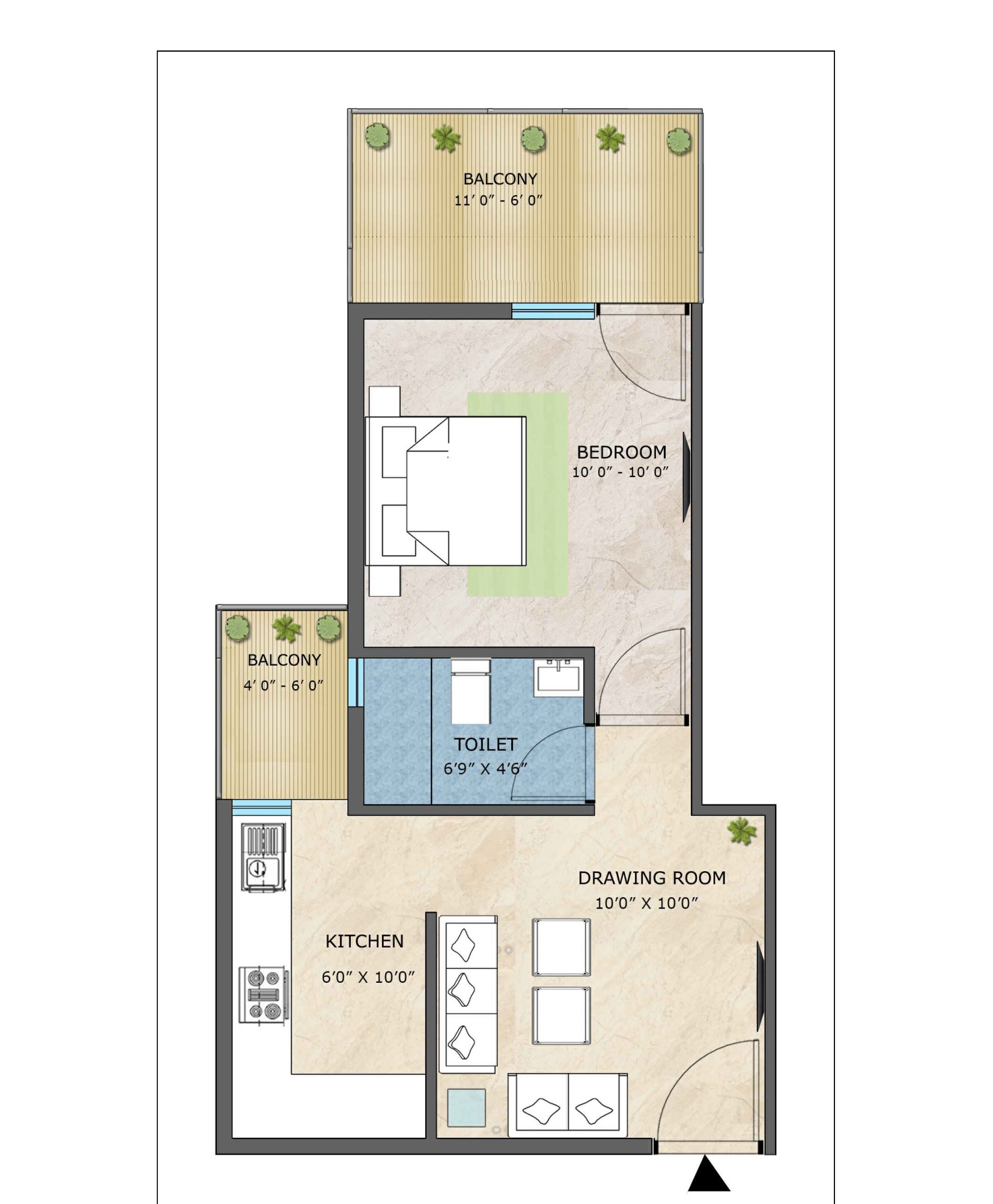 Adore Happy Homes Pride — floor plan 1
