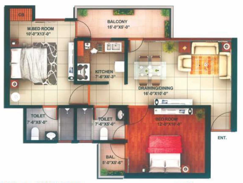 AFOWO Raksha Addela — floor plan 1