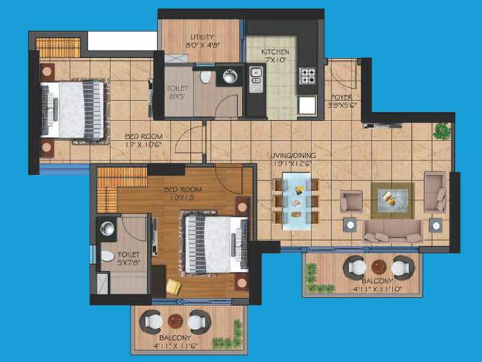 Presithum Phase II — floor plan 1