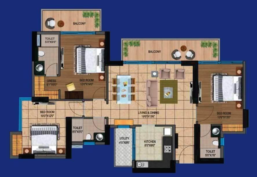 Presithum Phase II — floor plan 3