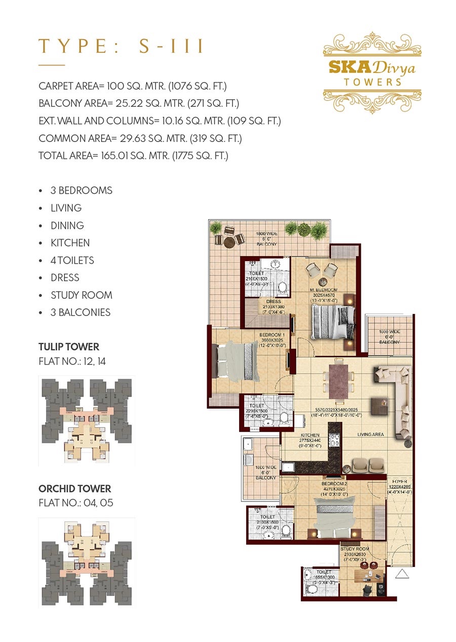SKA Divya Towers — floor plan 2