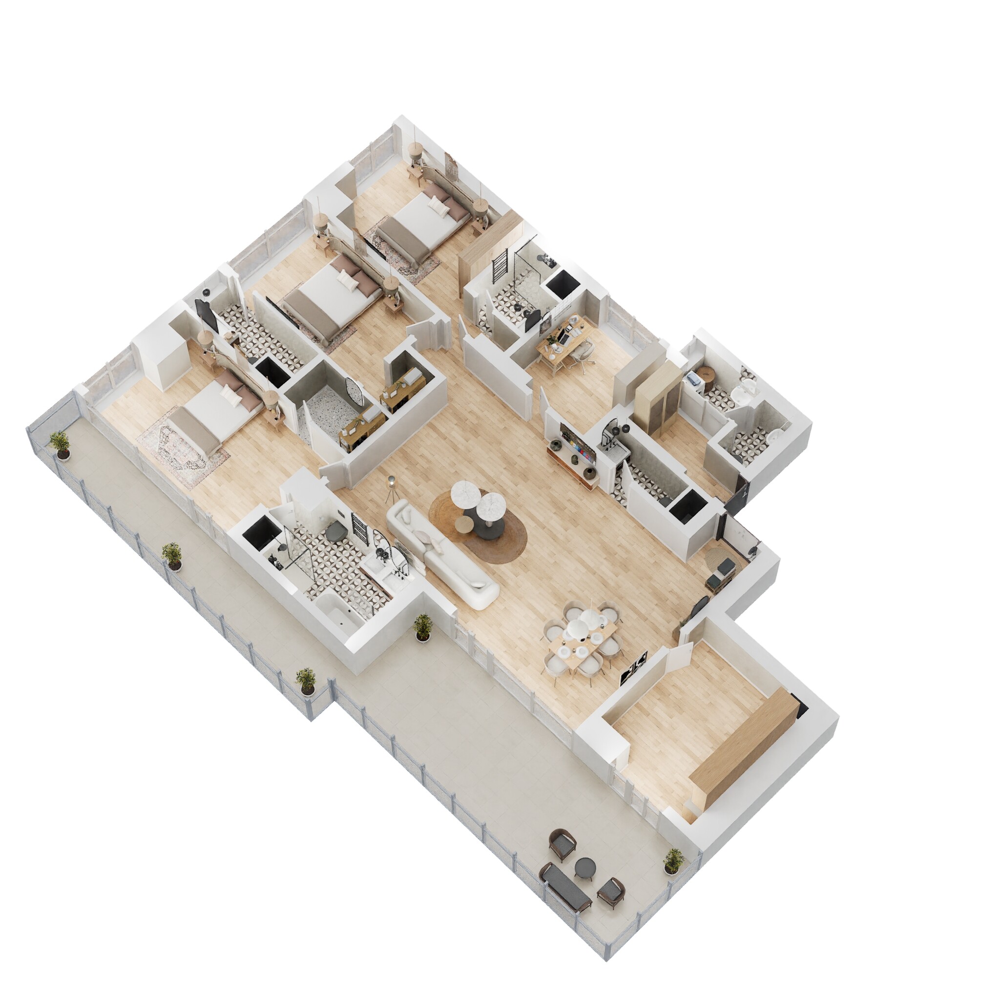 M3M Golf Estate Fairway West — floor plan 2
