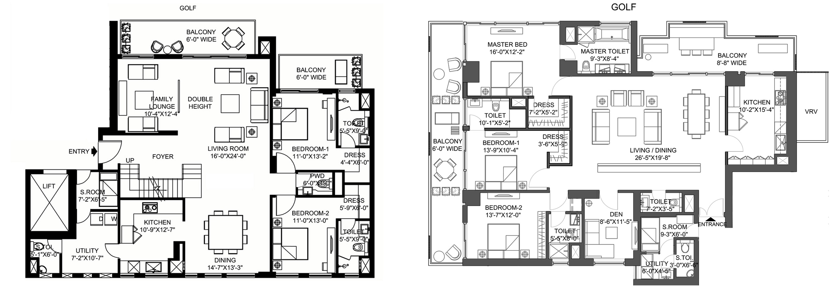 M3M Golf Estate Fairway West — floor plan 5