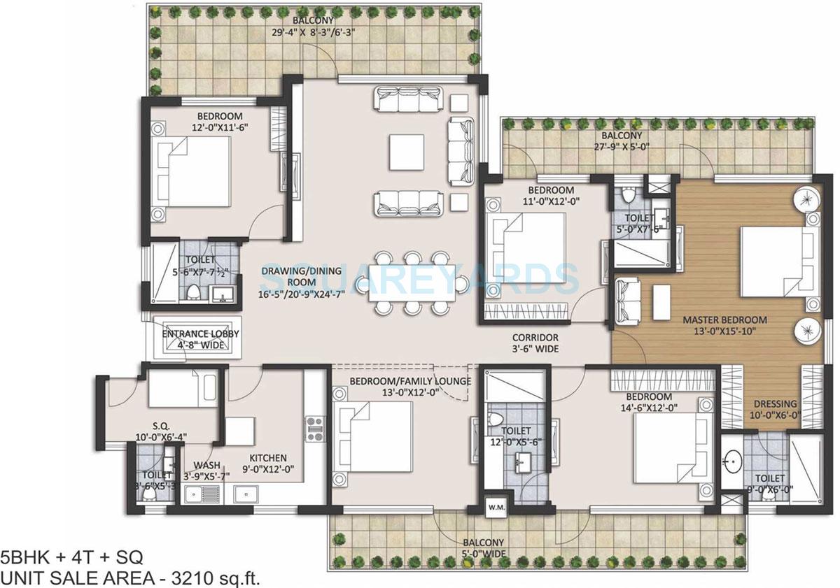 Ansal Height 86 — floor plan 5