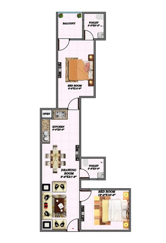 Magic V Heights — floor plan 1