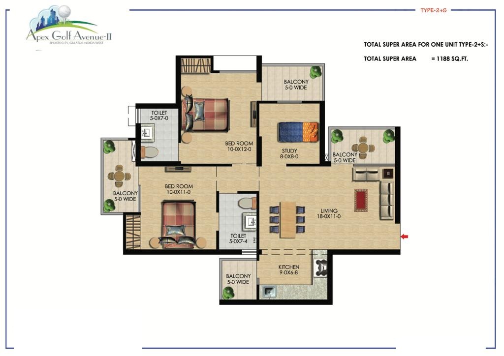 Apex Golf Avenue Phase 2 — floor plan 2