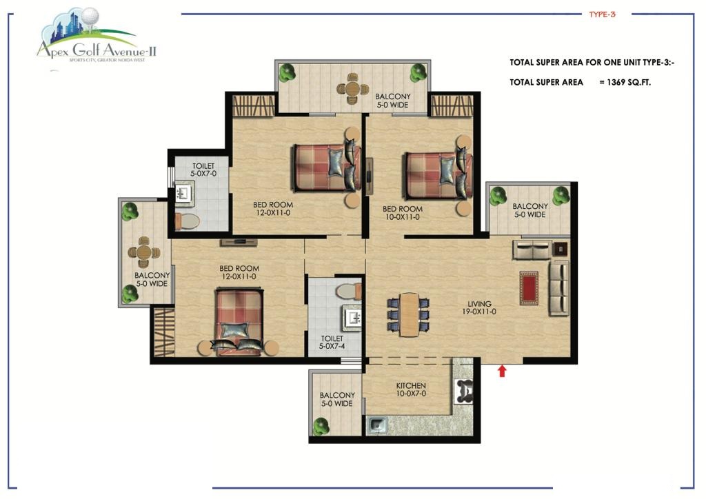 Apex Golf Avenue Phase 2 — floor plan 3