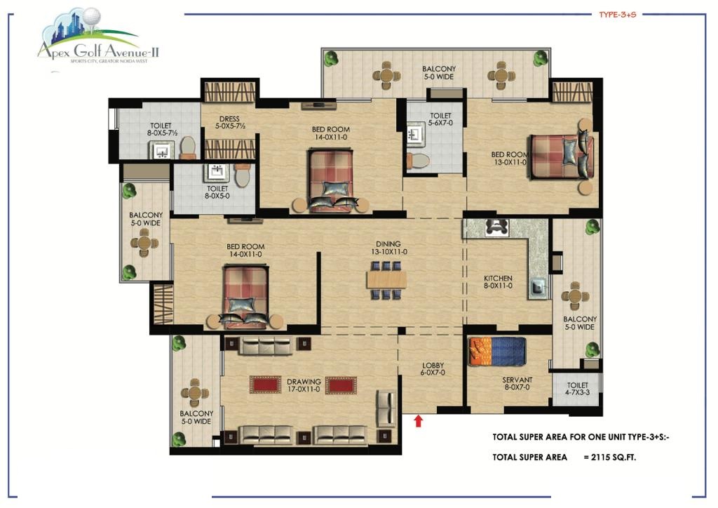 Apex Golf Avenue Phase 2 — floor plan 4