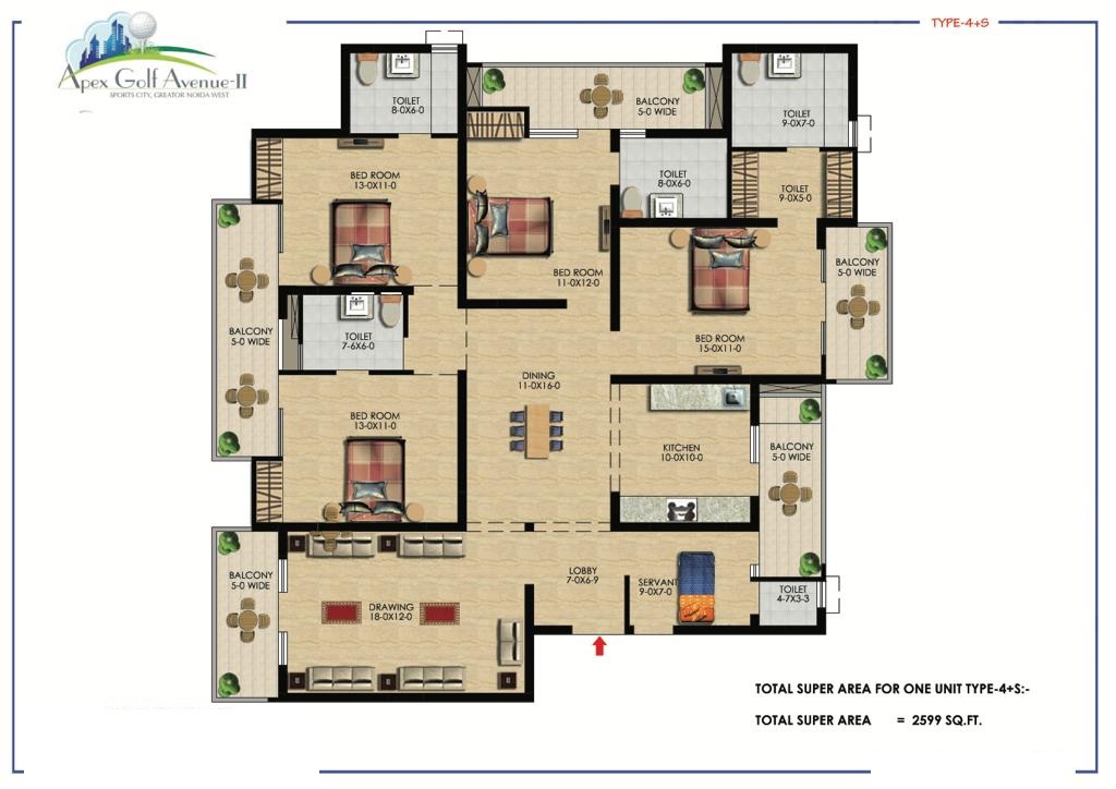 Apex Golf Avenue Phase 2 — floor plan 6
