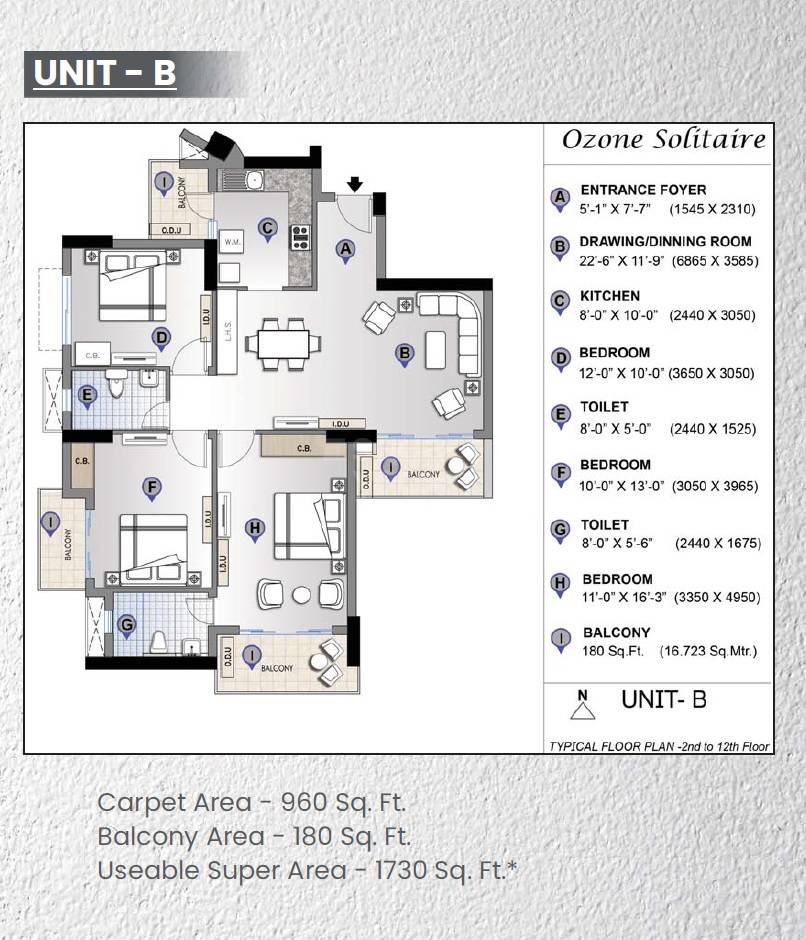 Shiv The Ozone Solitaire — floor plan 2