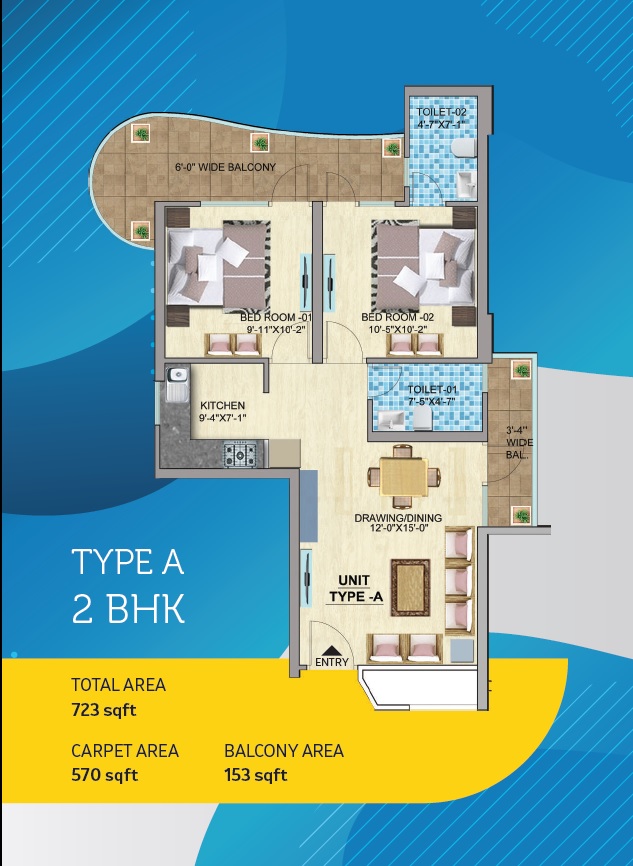 Mahira Homes 103 — floor plan 1