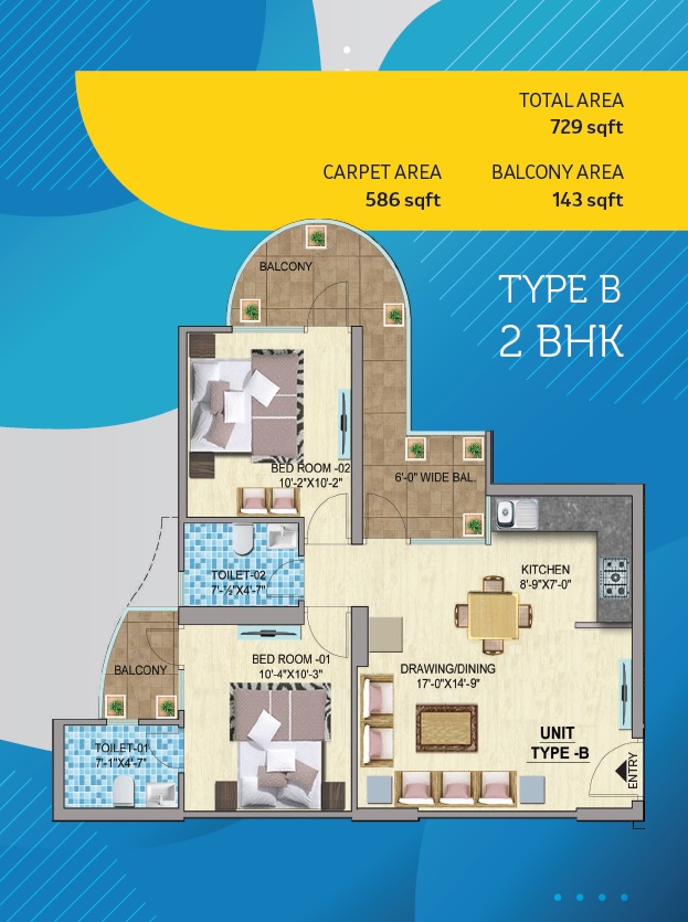 Mahira Homes 103 — floor plan 2