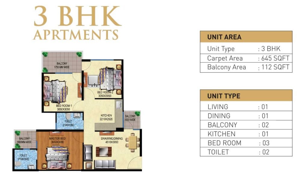 Mahira Homes 95 — floor plan 2
