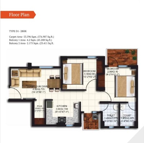 Agrasain Spaces Aagman Phase 2 — floor plan 2