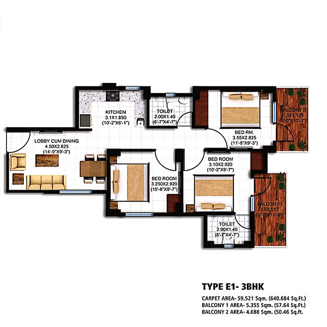 Agrasain Spaces Aagman Phase 2 — floor plan 3