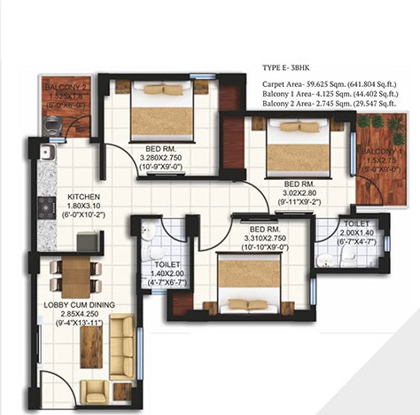 Agrasain Spaces Aagman Phase 2 — floor plan 4