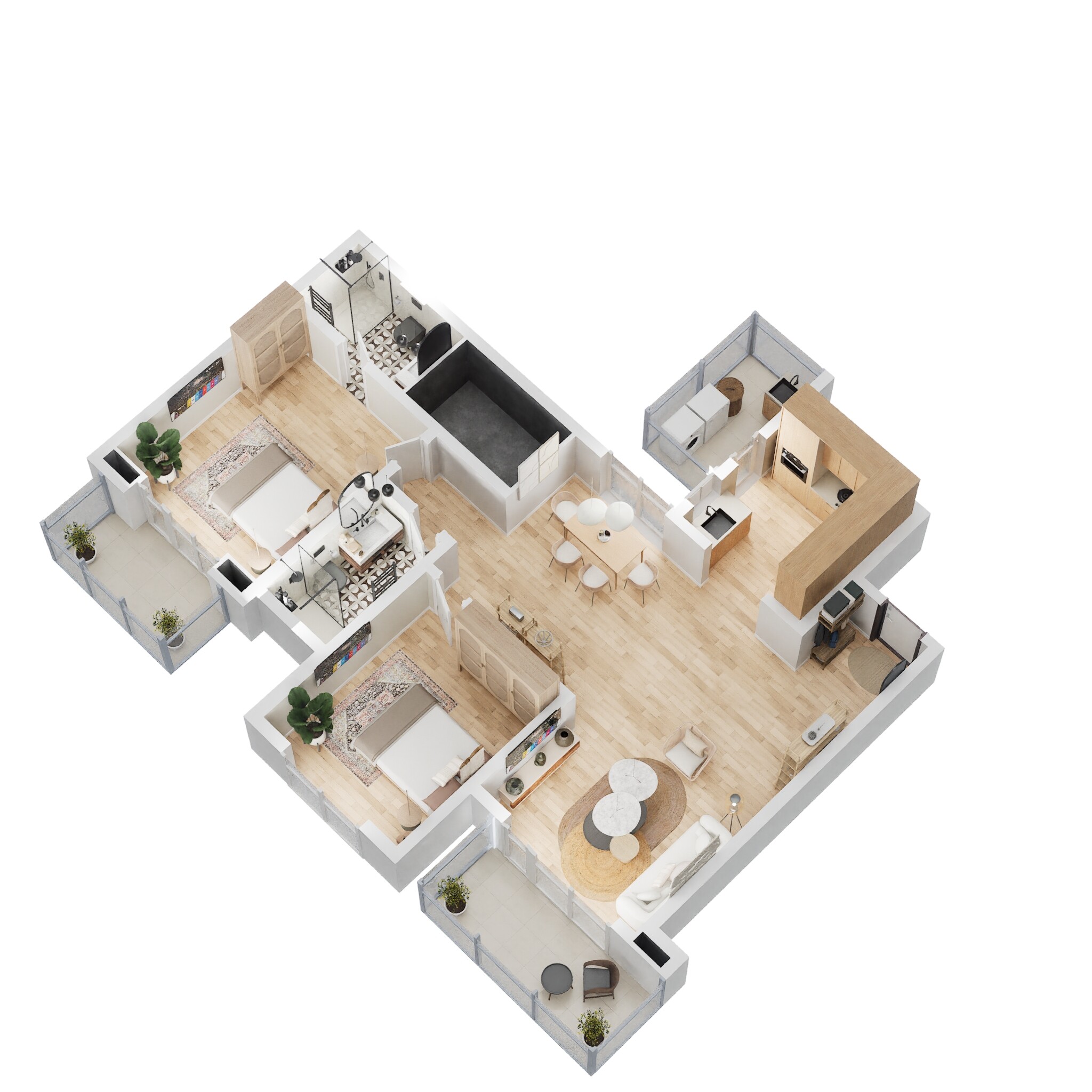 Sobha City Chintels Metropolis — floor plan 2