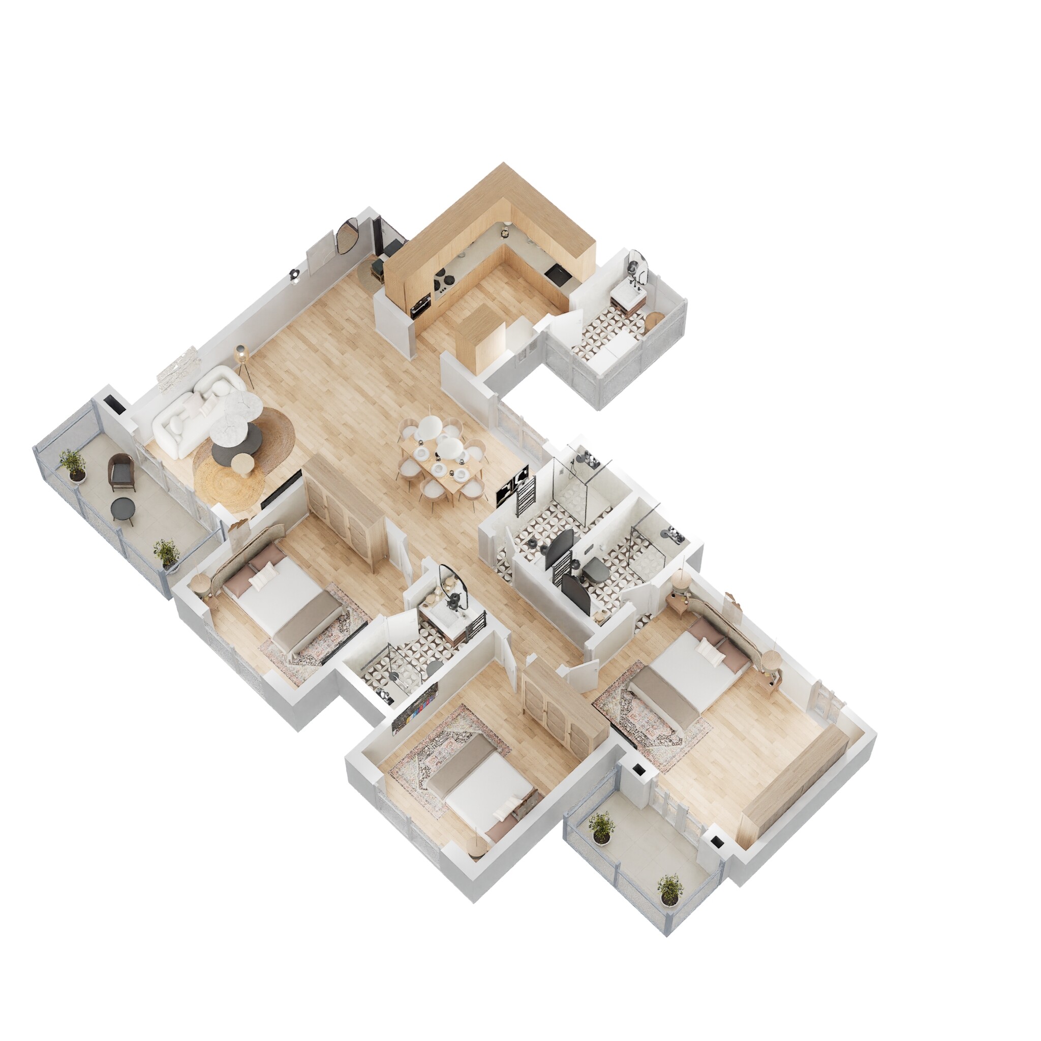Sobha City Chintels Metropolis — floor plan 4
