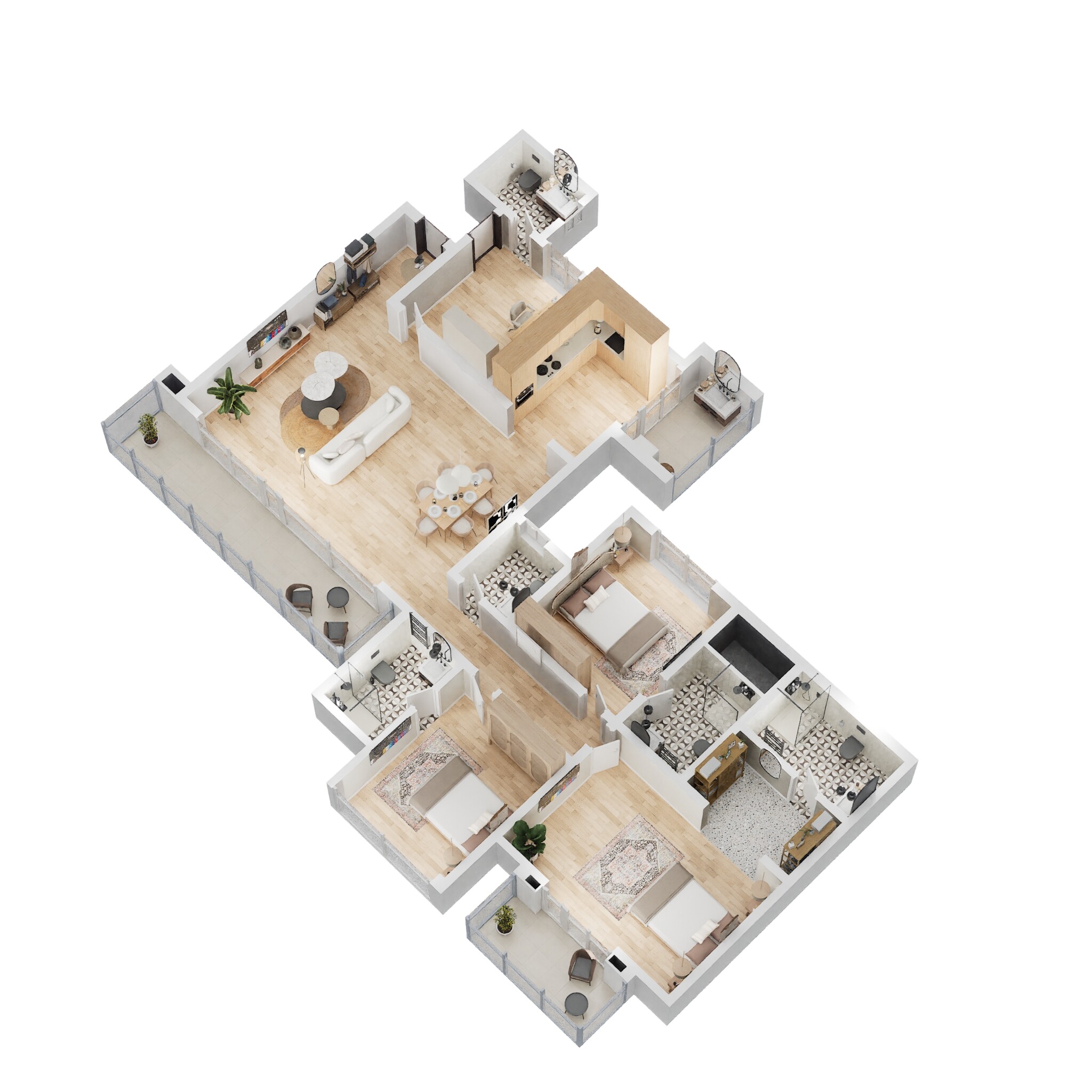 Sobha City Chintels Metropolis — floor plan 6
