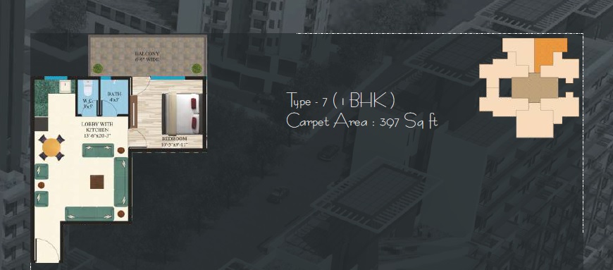 Maxworth Aashray — floor plan 1