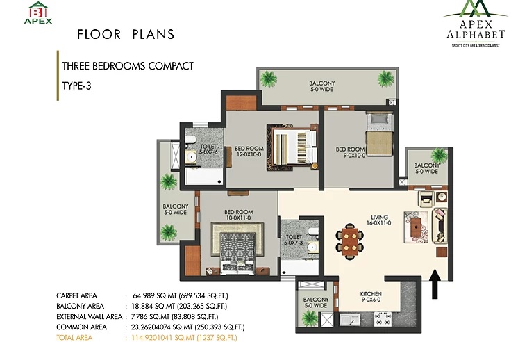 Apex Alphabet — floor plan 1