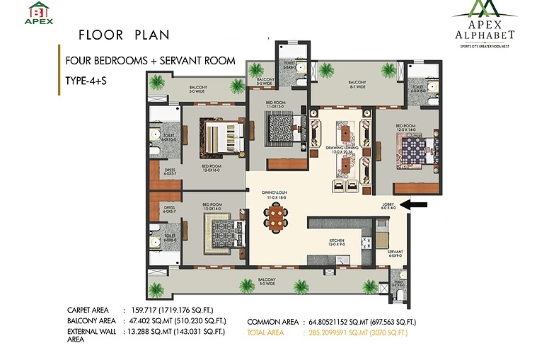 Apex Alphabet — floor plan 3