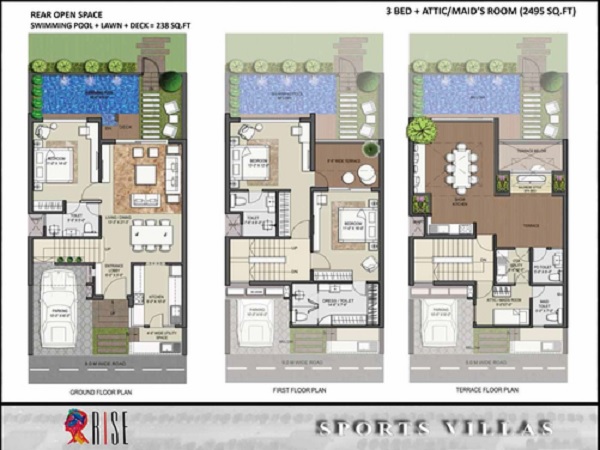 Rise Sports Villas — floor plan 1