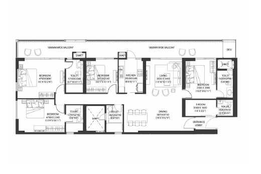 DLF One Midtown — floor plan 5