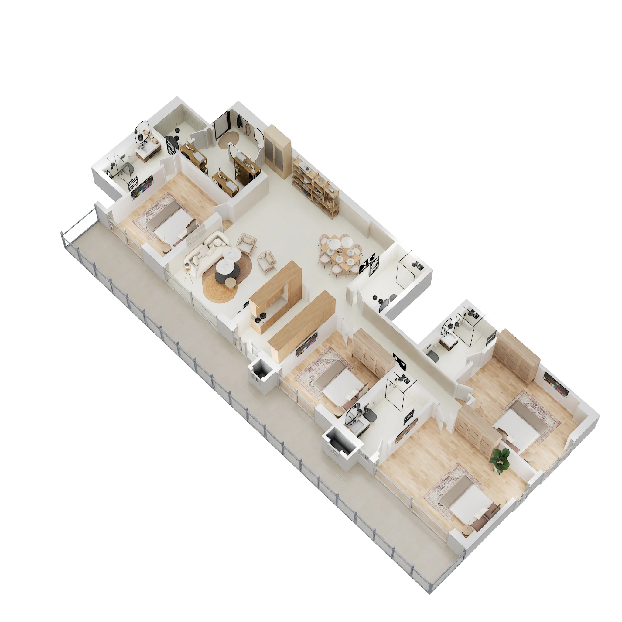 DLF One Midtown — floor plan 6
