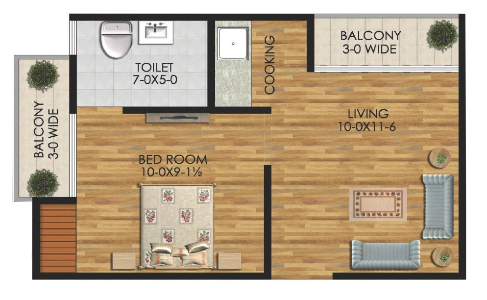 SVG Heights — floor plan 1