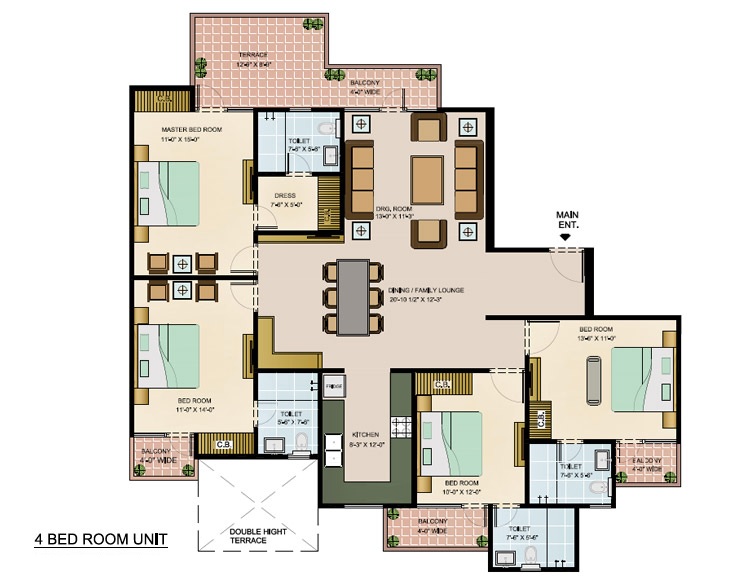 The Bhagwati CGHS — floor plan 2