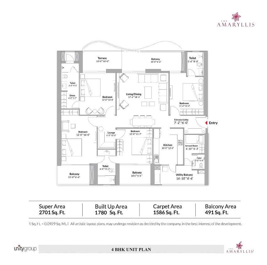Unity The Amaryllis Phase 4 — floor plan 2
