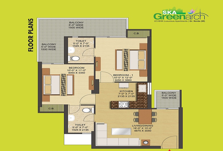 SKA Greenarch — floor plan 1