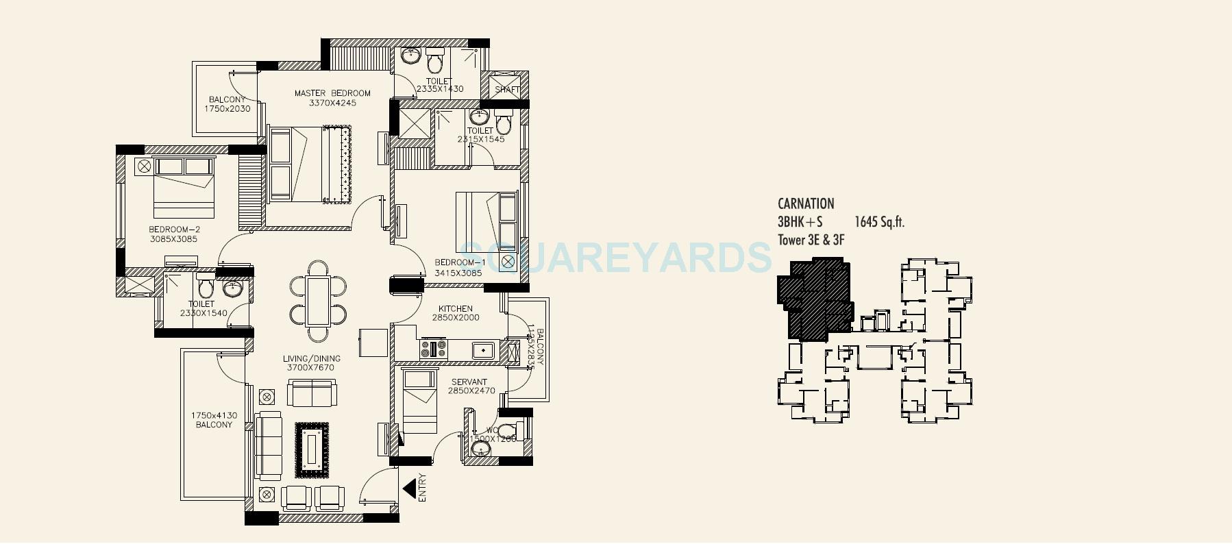 Orris Carnation Residency — floor plan 2