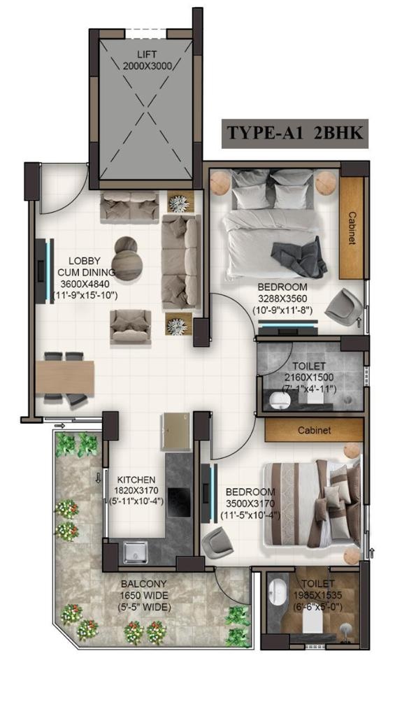 Advitya Homes — floor plan 4
